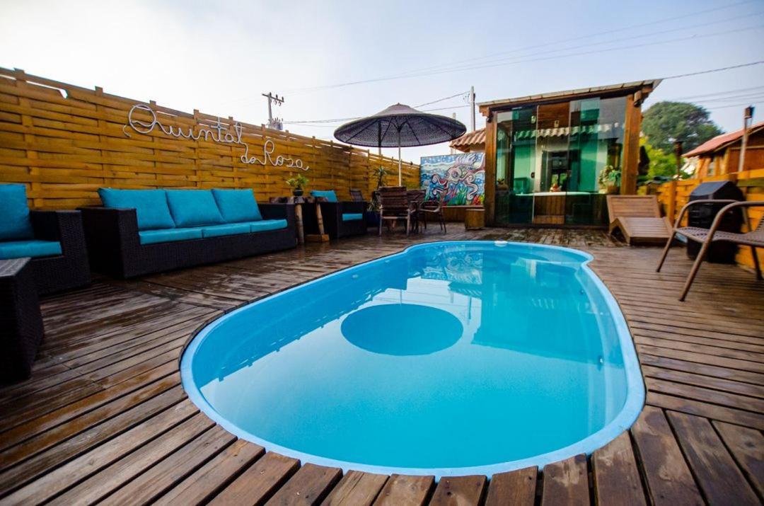 Hostel Quintal Do Rosa Praia do Rosa Exterior foto